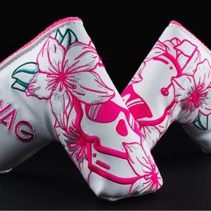 SWAG Golf X Paige Azalea Skull Blade Putter Headcover